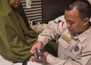 Tim Kesehatan BDJ 06 Intensifkan Visitasi Door to Door, Pastikan Jemaah Siap Hadapi Puncak Haji Armuzna
