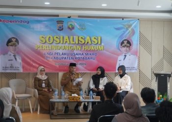 Pemkab Kotabaru Gelar Sosialisasi Perlindungan Hukum Bagi Pelaku Usaha Mikro