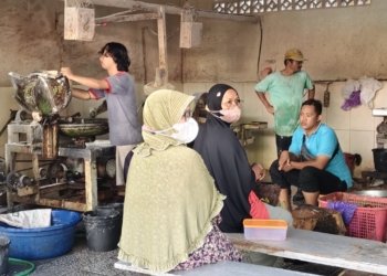 Usai Iduladha, Jasa Giling Daging Pentol di Banjarbaru Mulai Diserbu Warga