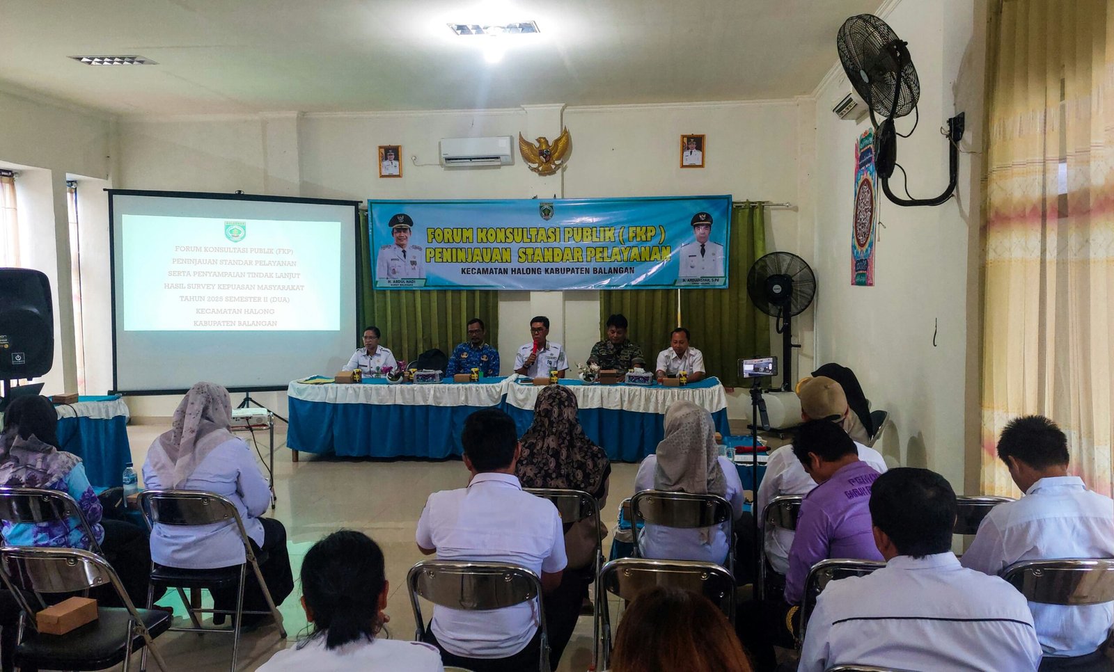 Kecamatan Halong Gelar Forum Konsultasi Publik, Bahas Peningkatan Layanan Administrasi