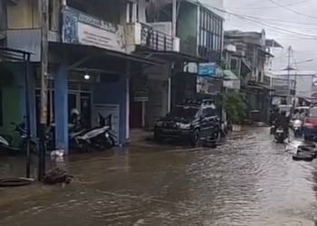 Hujan Lebat Guyur HST, Banjir Susulan Terjang Desa Aluan Besar