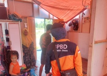BPBD Banjar Verifikasi Kerusakan Rumah Akibat Puting Beliung, Puluhan Warga Terdampak