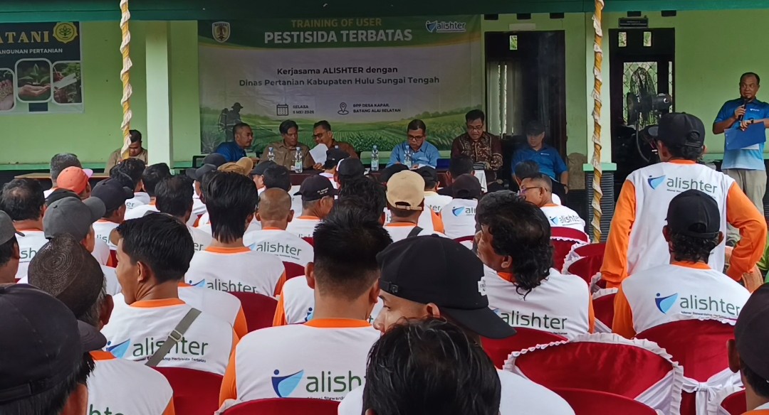 100 Petani HST Ikuti Pelatihan Penggunaan Pestisida Terbatas, Tekankan Keamanan dan Ramah Lingkungan