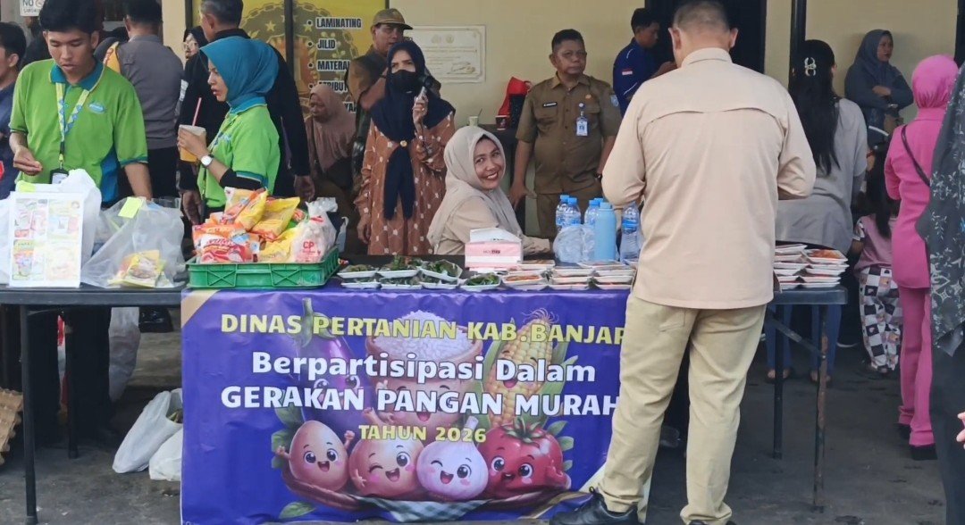 Gerakan Pangan Murah Diserbu Warga, Distan Banjar Hadirkan Bahan Pokok Berkualitas dengan Harga Terjangkau