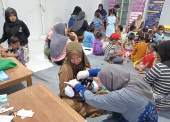Posyandu ILP Gunung Ulin Hadirkan Layanan Terpadu, Warga Antusias Ikuti Pemeriksaan Kesehatan Lengkap