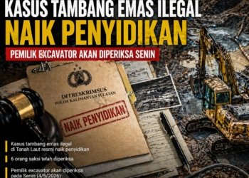 Naik ke Penyidikan, Polisi Jadwalkan Pemeriksaan Pemilik Excavator Kasus Tambang Ilegal di Tanah Laut