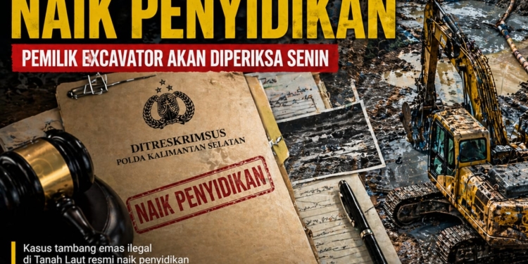 Naik ke Penyidikan, Polisi Jadwalkan Pemeriksaan Pemilik Excavator Kasus Tambang Ilegal di Tanah Laut