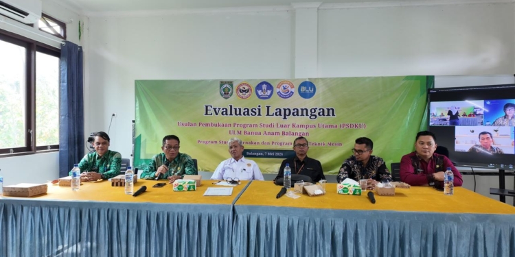 Evaluasi Pembukaan Prodi Teknik Mesin dan Peternakan Dilaksanakan di PSDKU Balangan