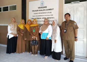 Dinsos P3AP2KB dan Dinas Pendidikan Banjar Lakukan Monev Day Care, Pastikan Keamanan dan Tumbuh Kembang Anak Terpenuhi