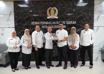 Setwan Balangan Pelajari Model Kerja Sama Media DPRD Banjarmasin