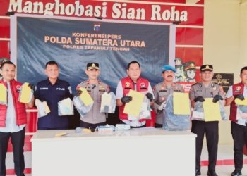 Operasi Antik Toba 2026 Sukses, Polres Tapteng Bongkar 9 Kasus Narkoba dan Ringkus 10 Tersangka