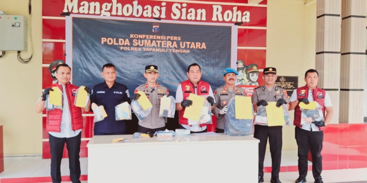 Operasi Antik Toba 2026 Sukses, Polres Tapteng Bongkar 9 Kasus Narkoba dan Ringkus 10 Tersangka