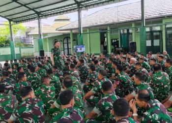 Pangdam XXII/Tambun Bungai Kunjungi Kodim 1006/Banjar, Tekankan Profesionalisme dan Dukungan Program Nasional