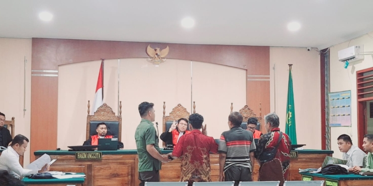 Saksi Bantah Tegas Surat Pernyataan Diri Sindiri Yang Diajukan Pengacara Tergugat Sebagai Bukti di PN Sibolga