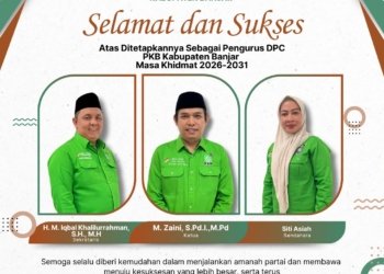 DPP PKB Tetapkan Kepengurusan DPC PKB Kabupaten Banjar Periode 2026–2031