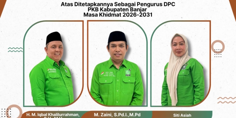 DPP PKB Tetapkan Kepengurusan DPC PKB Kabupaten Banjar Periode 2026–2031