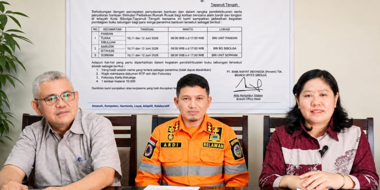 BPBD Tapteng Tegaskan Surat BRI Bukan Pencairan Bantuan Sosial, Hanya Pembukaan Rekening Calon Penerima