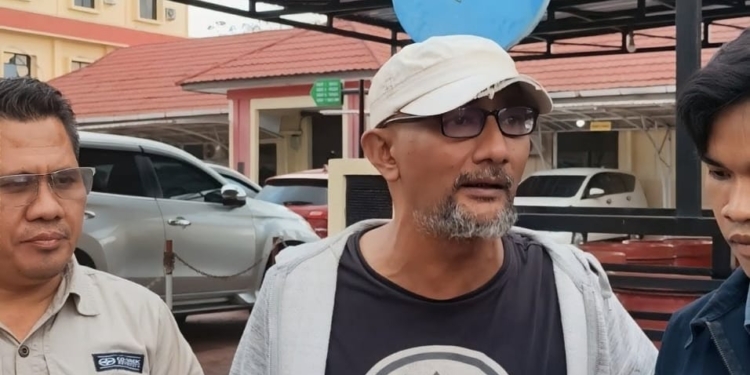 Babeh Aldo Diperiksa Ditreskrimsus Polda Kalsel
