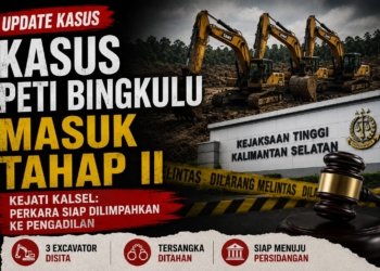 Kasus PETI Bingkulu Naik ke Tahap II, Kejati Kalsel Sebut Siap Dilimpahkan ke Pengadilan