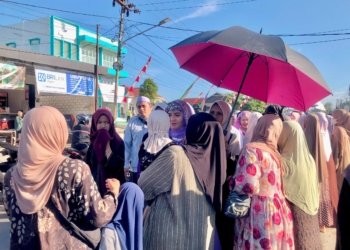 Tradisi Bategang Sambut Jemaah Haji Cempaka, Warga Berpakaian Khas Arab dan Hadrah