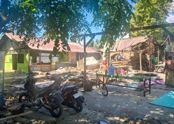 Pedagang Bongkar Mandiri, Penataan Simpang 4 Sungai Besar Hampir Rampung