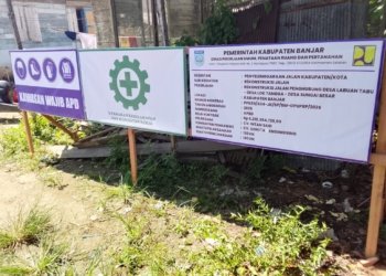 Bangun Akses Strategis di Karang Intan, Pemkab Banjar Gelontorkan Rp5,2 Miliar untuk Rekonstruksi Jalan Tiga Desa