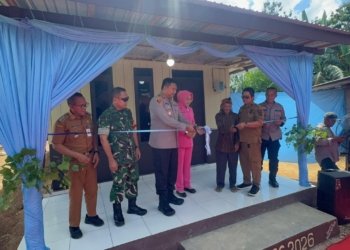 Kapolres Tanah Bumbu Resmikan Program Bedah Rumah untuk Petani di Desa Dukuhrejo