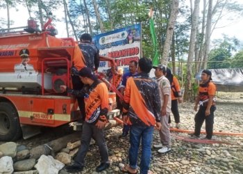 BPBD Balangan Perkuat Kesiapsiagaan Relawan, Tim Pemadam Kebakaran Tebing Tinggi Diberi Pelatihan Intensif