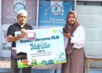 Dibalik Kurban PLN UID Kalselteng, Ada Senyum Penerima yang Turut Merayakan Idul Adha