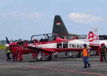 The Jupiters Mendarat dan Pamer Atraksi di Banjarbaru, Ribuan Warga Antusias Menyaksikan