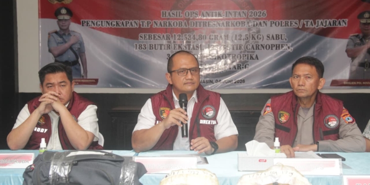 Polda Kalsel Gulung Jaringan Narkoba Internasional Fredy Pratama dalam Operasi Antik Intan 2026