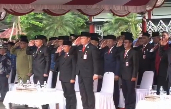 Wakil Ketua II DPRD Kapuas Hadiri Upacara Peringatan Hari Lahir Pancasila