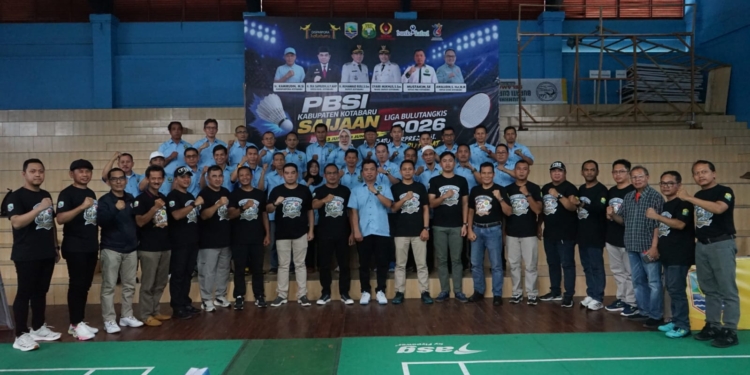 Meriahkan Hari Jadi ke- 76 Kabupaten Kotabaru, Saijaan Liga Bulutangkis 2026 Resmi Dibuka