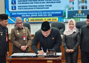 Perda RPPLH Disahkan, Banjarbaru Perkuat Upaya Jaga Lingkungan dan Kendalikan Alih Fungsi Lahan