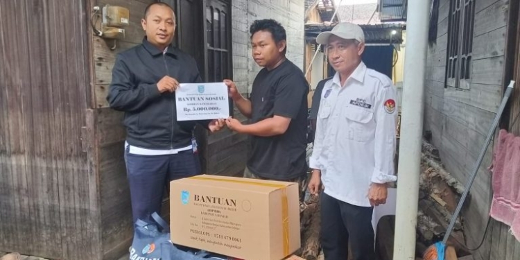 Pemkab Banjar Bergerak Cepat Bantu Korban Kebakaran di Murung Kenanga, Logistik dan BTT Segera Disalurkan