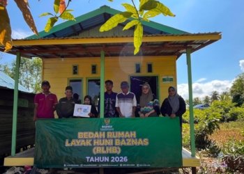 BAZNAS Banjar Salurkan Bantuan Rutilahu, Sembako dan Layanan Kesehatan untuk Warga Pulantan