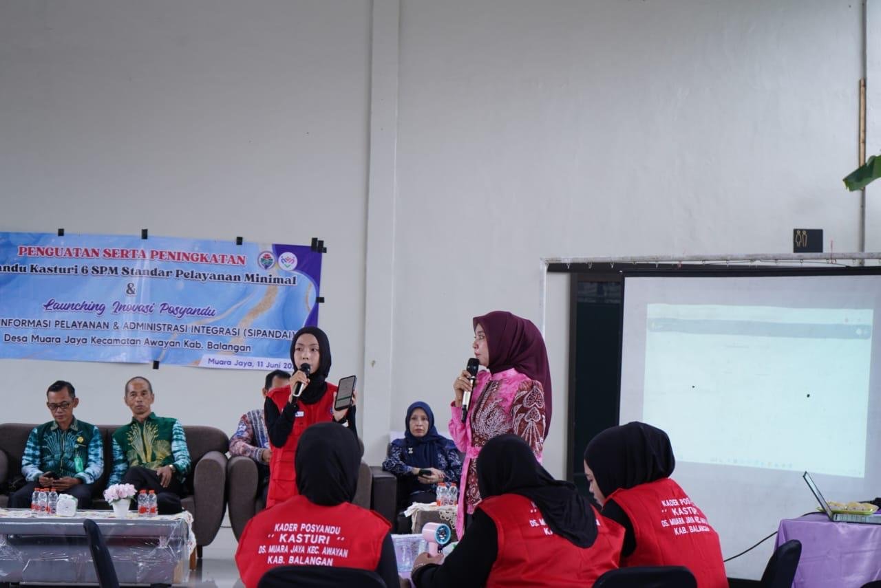 Desa Muara Jaya Luncurkan SIPANDAI, Permudah Akses Layanan Posyandu Enam SPM Berbasis Digital