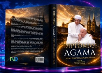 Buku Diplomasi Agama Nasaruddin Umar Diluncurkan, Rektor UIN RIL Tegaskan Spiritualitas Jadi Jalan Perdamaian Dunia