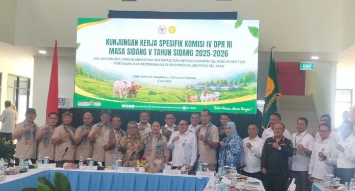 Komisi IV DPR RI Tinjau Balai Veteriner Banjarbaru, Pastikan Kesiapan Hadapi Ancaman El Nino