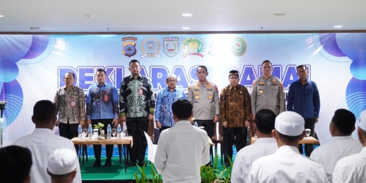Jelang Pilkades Serentak 2026, Puluhan Calon Pambakal Banjar Deklarasi Damai, Komitmen Jaga Kondusivitas Desa