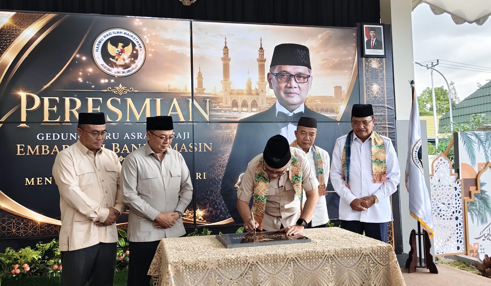 Menteri Haji Resmikan Gedung Baru Asrama Haji Embarkasi Banjarmasin