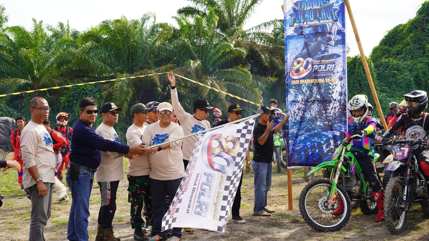 Ratusan Rider dari Berbagai Daerah Ramaikan Trabas Explore Pulau Laut 2026