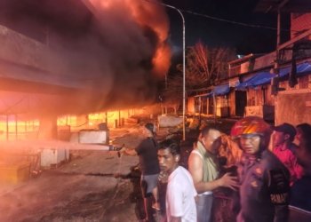 Jerit Pedagang Warnai Kebakaran Hebat Pasar Nauli Sibolga, Pesanan Pengantin Ikut Hangus