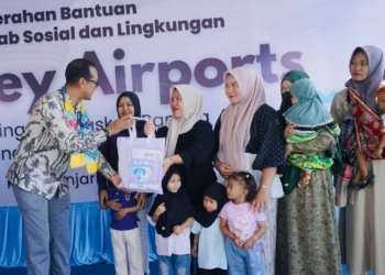 PT Angkasa Pura Indonesia (Persero) Salurkan Bantuan TJSL 320 Juta Untuk Kesehatan, Pendidikan, Lingkungan Dan Rumah Layak Huni Di Banjarbaru