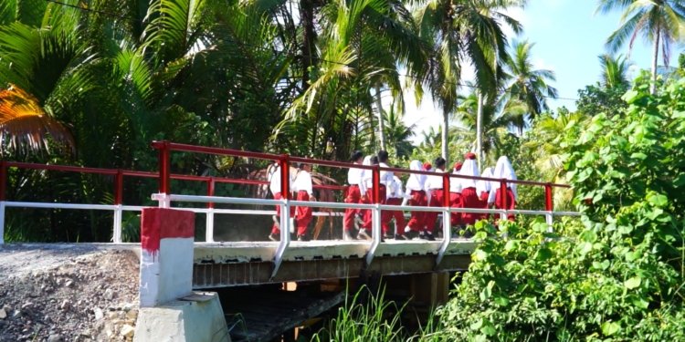 Rampung 100 Persen, Jembatan Garuda Karya Kodim 1022 Tanah Bumbu di Desa Tanete Resmi Hubungkan Urat Nadi Ekonomi