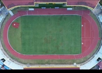 Revitalisasi Stadion 17 Mei Capai 98,5 Persen