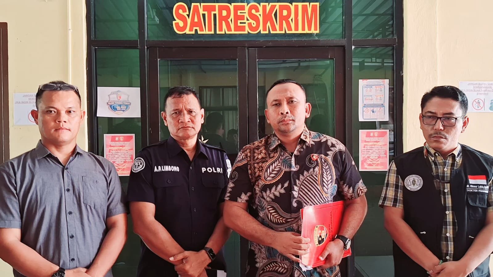 Kasat Reskrim Tapteng dan Dokter Forensik Sayangkan Pernyataan Pengacara Korban di Media Sosial, Dinilai Berpotensi Menyesatkan Publik