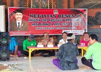 Wakil Ketua Komisi III DPRD Tanah Bumbu, I Wayan Sudarma Gelar Reses Masa Sidang II, Serap Aspirasi Warga Desa Wanasari