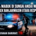Pria Mabuk Di Sungai Andai Ngamuk, Polsek Banjarmasin Utara Respon Cepat Laporan 110