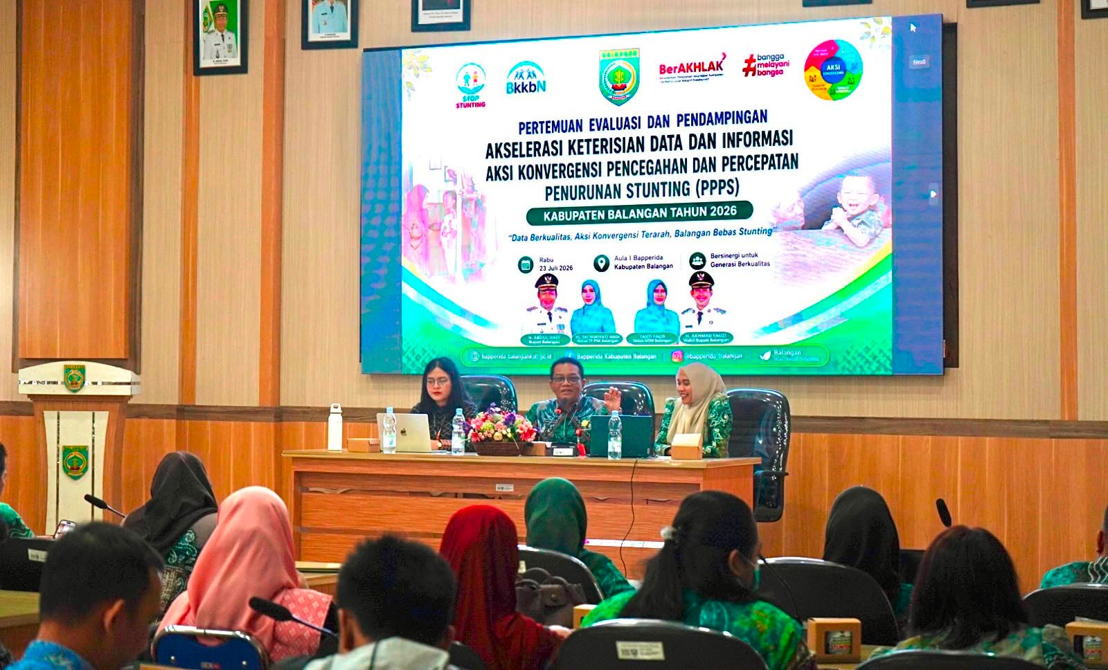 Perkuat Validitas Data, Balangan Genjot Percepatan Penurunan Stunting Lewat Evaluasi Aksi Konvergensi